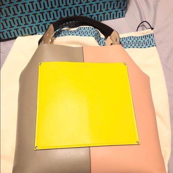 Tory Burch Color Block Rory Tote - Picture 5 of 10
